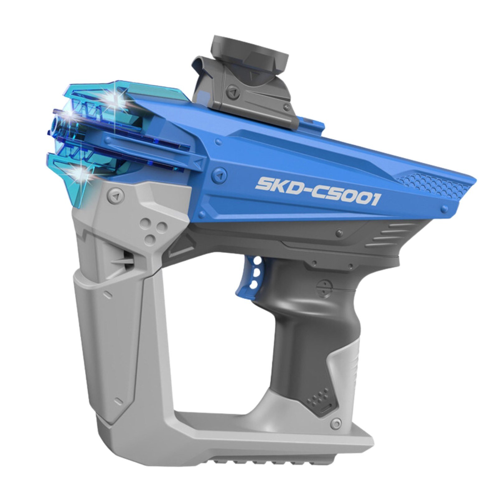 SKD-CS001 Electronic Gel Blaster Gun, Blue - High Speed, LED Lights