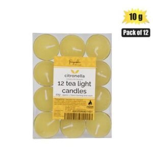 Candle citronella tealight pack 12 x 10g