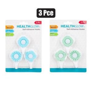 Hook pl adhesive asstd 3pce