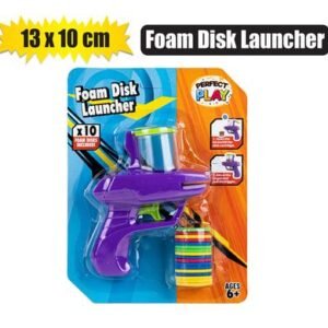 Gun hand flying disc 13x10cm