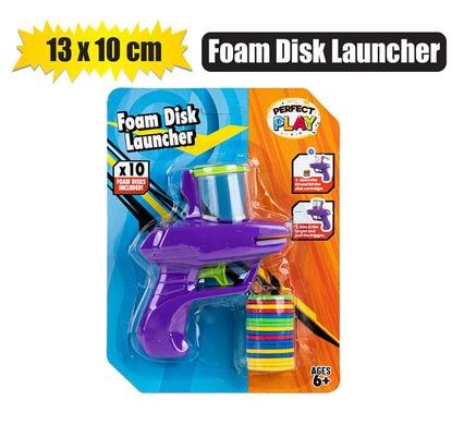 Gun hand flying disc 13x10cm