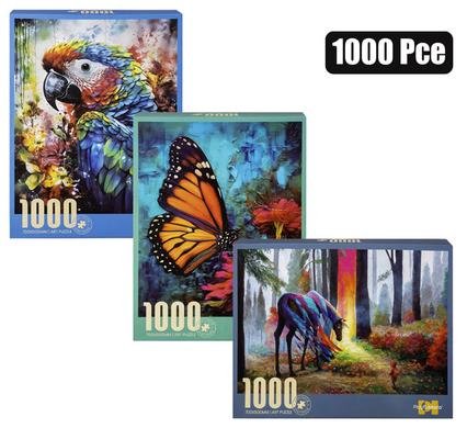 Puzzle jigsaw assorted 1000pc