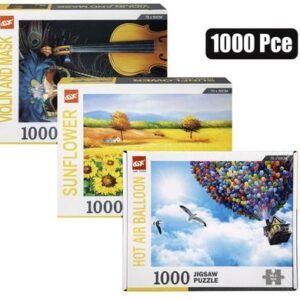 Puzzle jigsaw assorted 1000pc