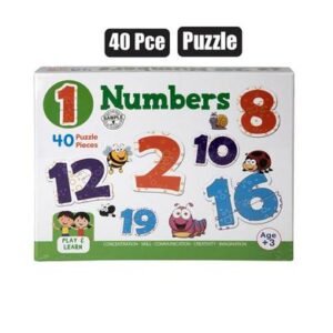 Puzzle jigsaw numbers 40pc