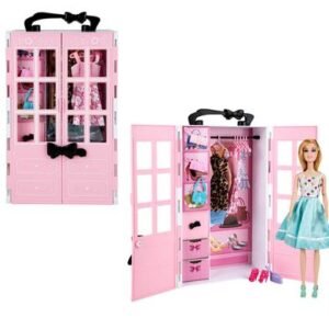 Fashion doll & closet set