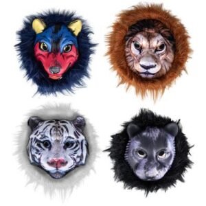 Dress up animal mask asstd