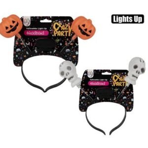 Dress up halloween light up headband ast