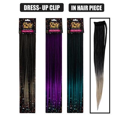 Dress up fun colour hair piece