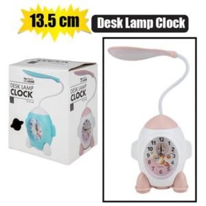 Clock alarm pl rocket w light 13.5cm ast