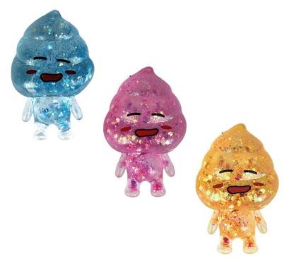 Novelty squeeze laughing poo 9cm