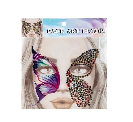 Sticker & gem face festival