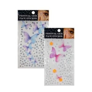 Sticker & gem face festival petite