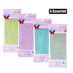 Sticker bling adhesive gems