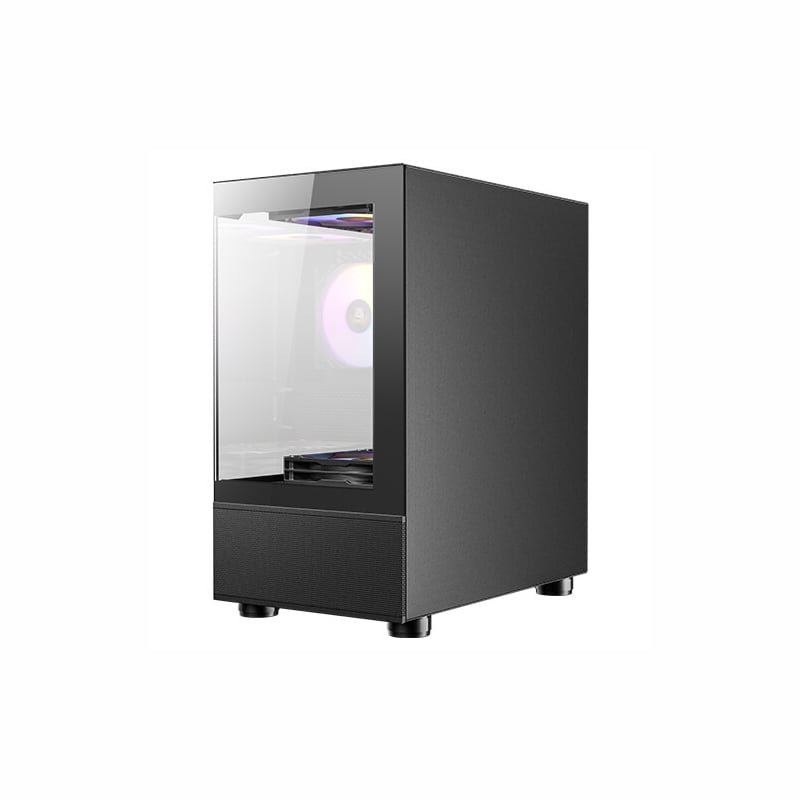 Antec CX200M Elite Micro-ATX | ITX RGB Mini-Tower Gaming Chassis - Black - Image 4