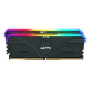 Geil Gemini RGB 32GB KIT(2X16GB) 6000MHz DDR5 Desktop Gaming Memory - Grey