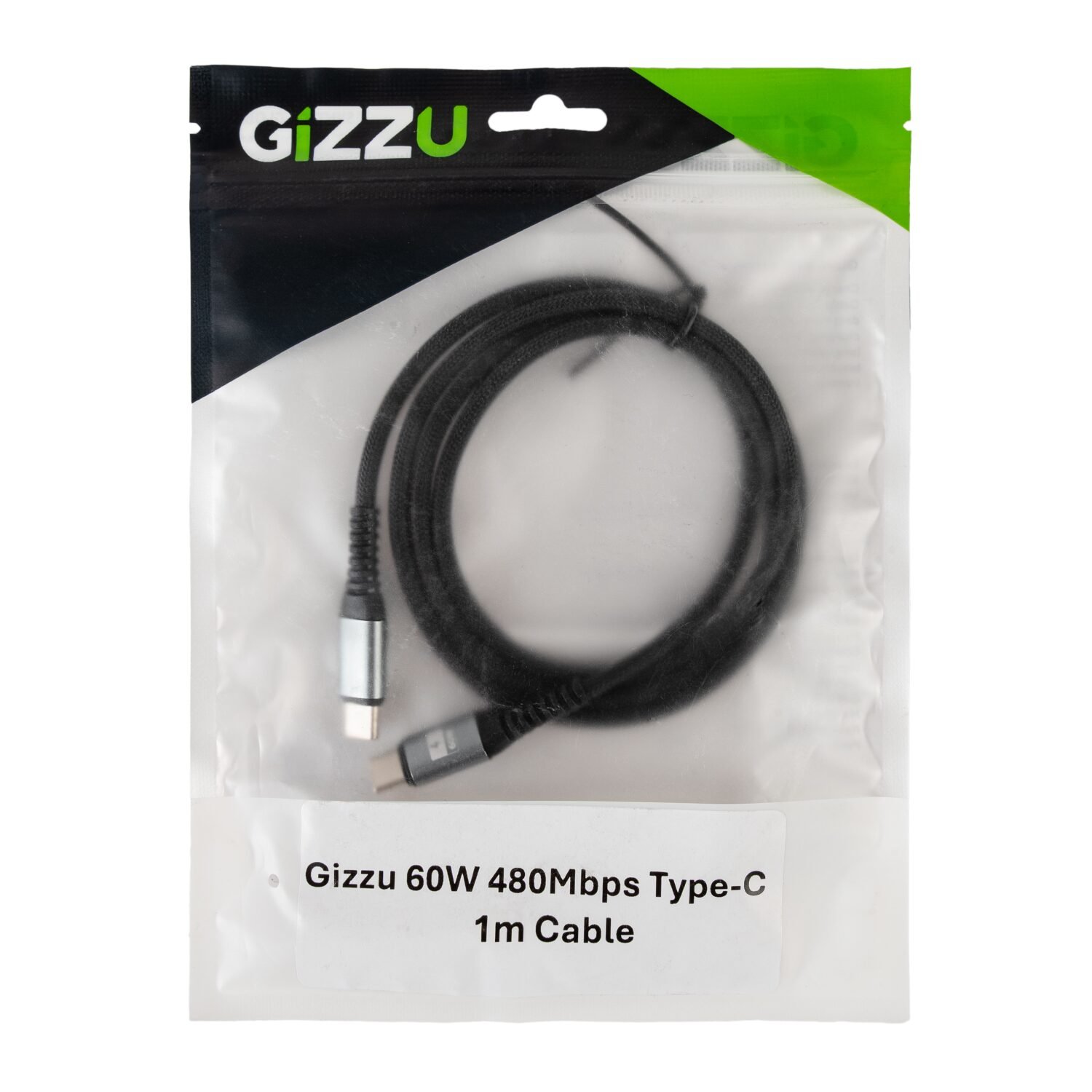 GIZZU 60W 480Mbps Type-C 1m Cable - Image 4