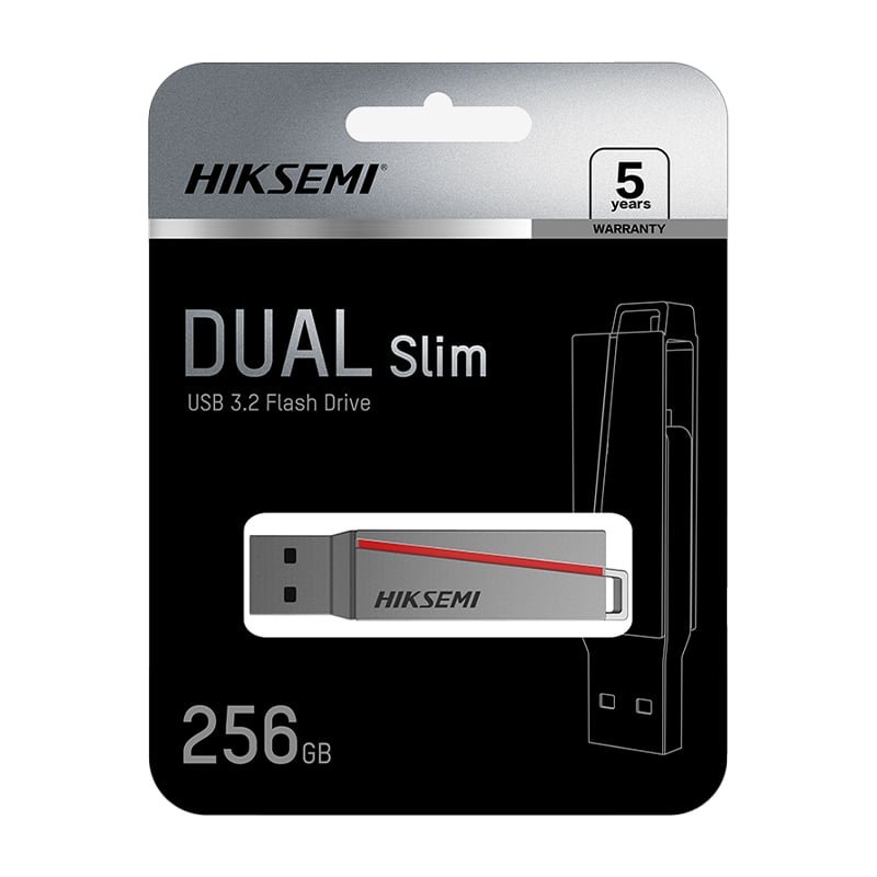 HIKSEMI Dual Slim 32GB USB3.2 Flash Drive - Image 4