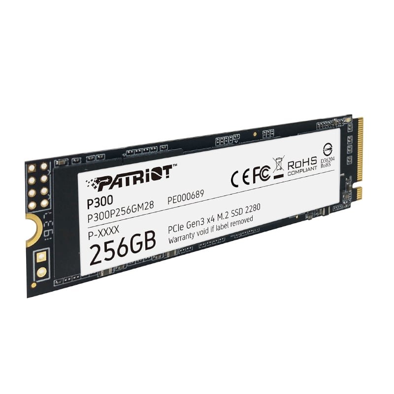 Patriot P300 256GB M.2 PCIe NVMe SSD - Image 2