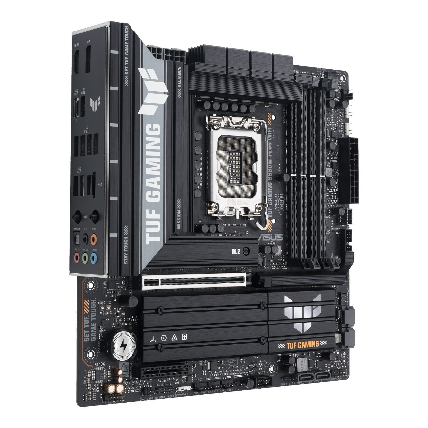Asus TUF Gaming B860M-Plus Wi-Fi M-ATX Motherboard – Intel LGA1851, DDR5, PCIe 5.0. Wi-Fi 7 - Image 4